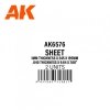 AK Interactive AK6576 1MM THICKNESS X 245 X 195MM – STYRENE SHEET – (2 UNITS)